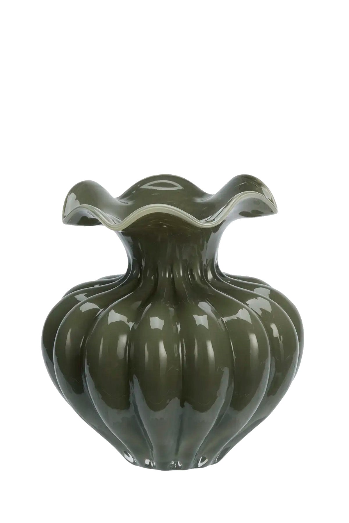 Glass Vase | Green