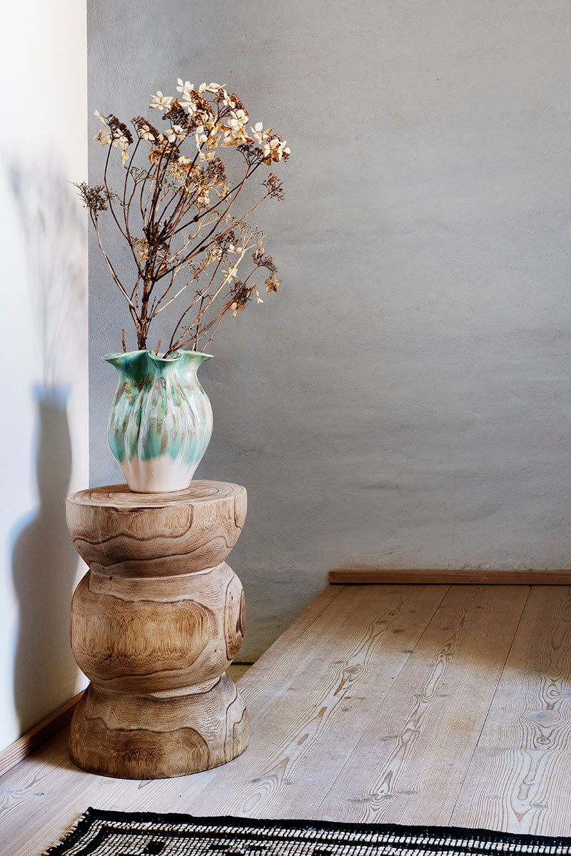 Stoneware vase | Light Green