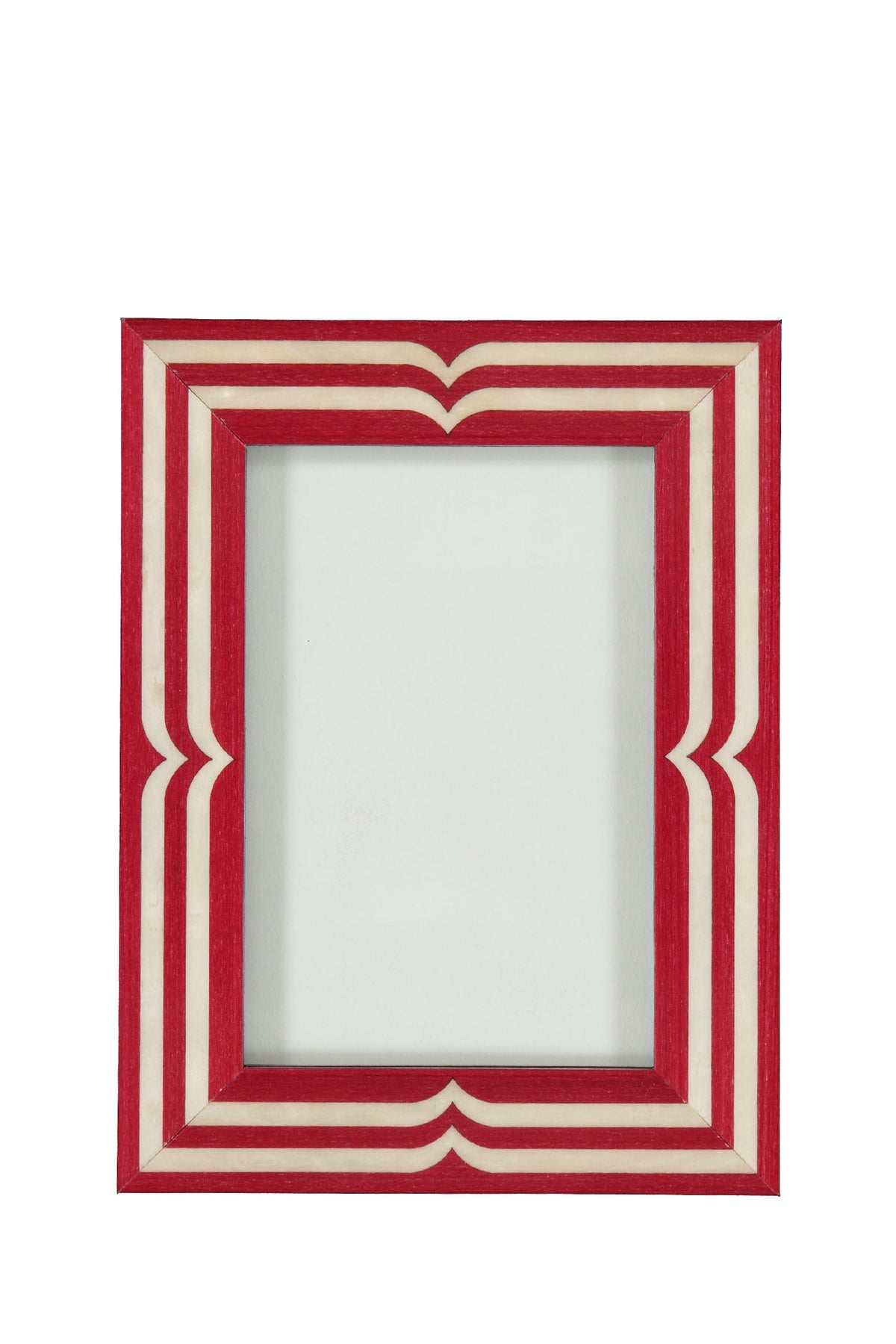 Photo Frame Wave Lines Red | Choose Size