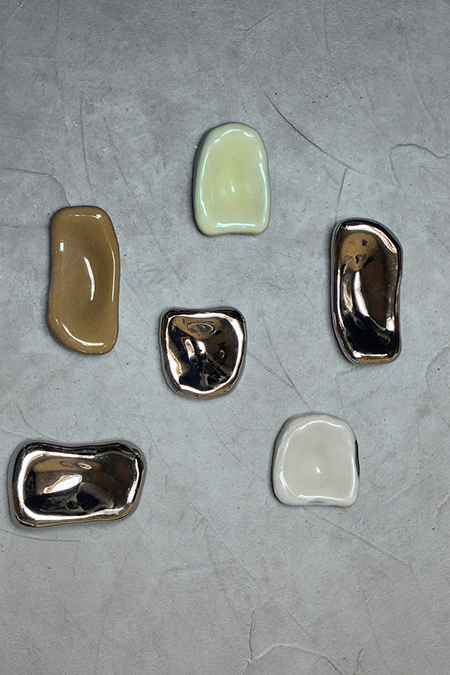 Glass sculpture | White