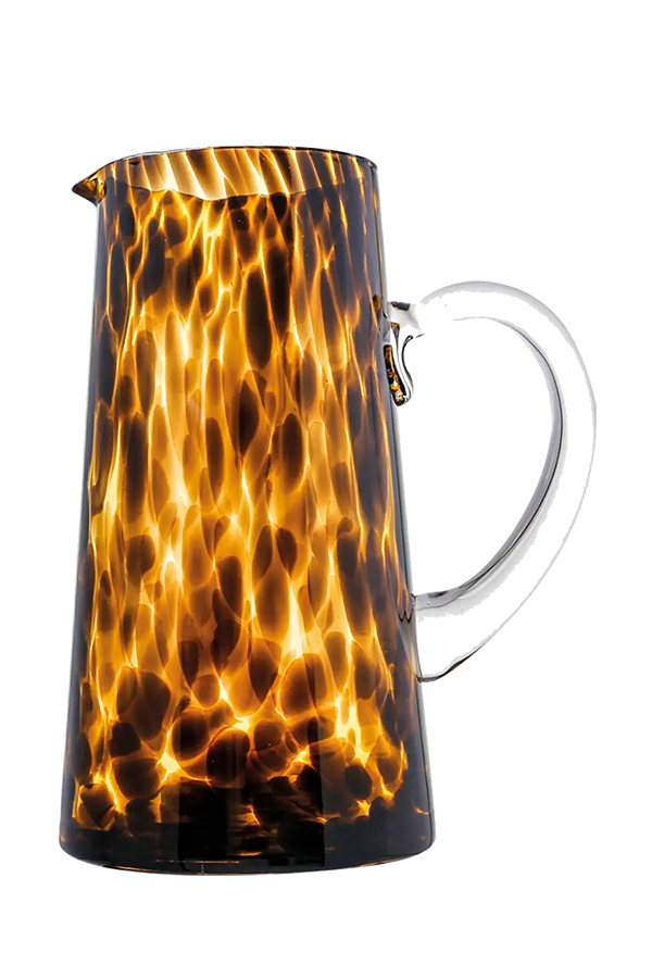 Glass Jug | Leopard Speckled