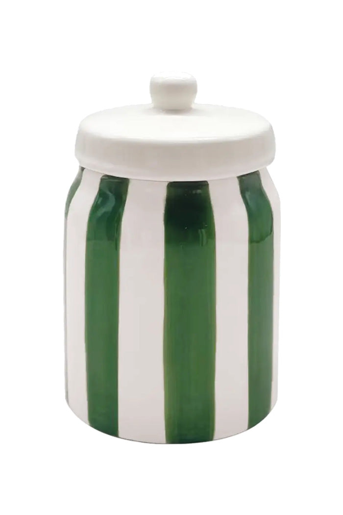Striped Pot Box| Green