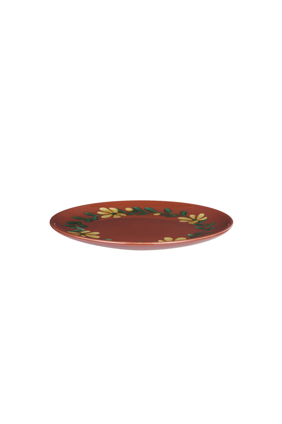 Hand Painted Dessert Plate | Flowers