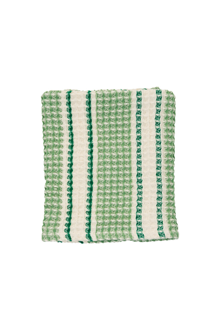 Hand Towel | Green Stripes