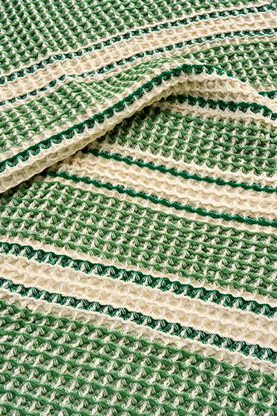 Hand Towel | Green Stripes