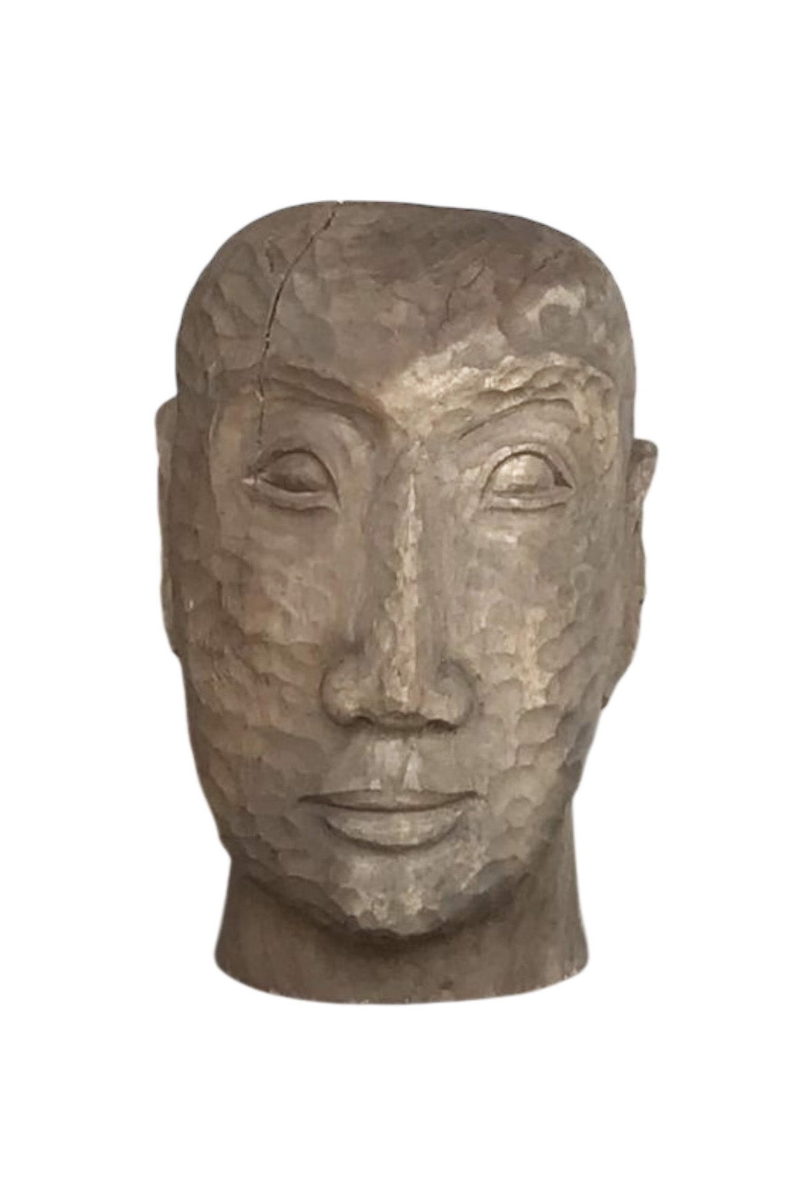 carved wooden head (M+ZM)