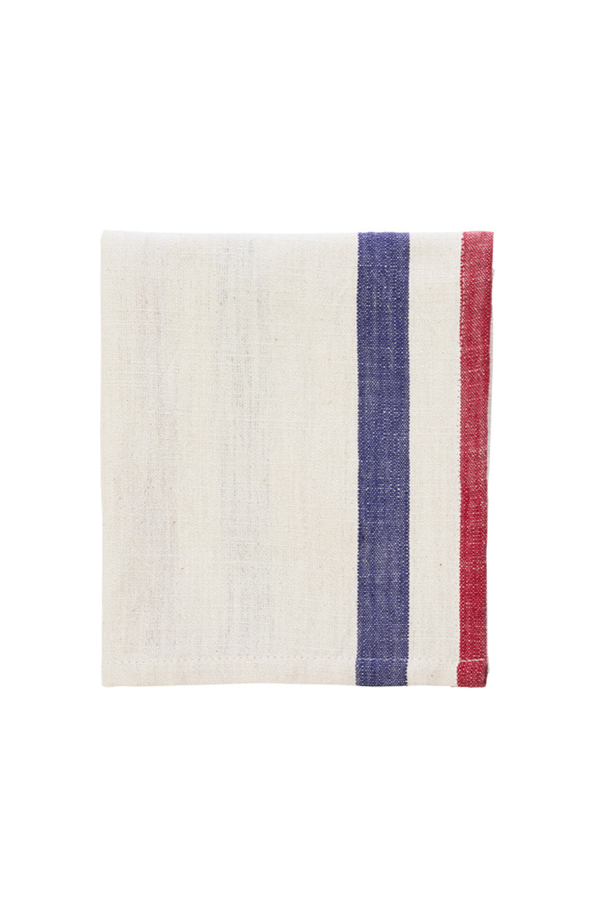 Kitchen towel, Blue & Red