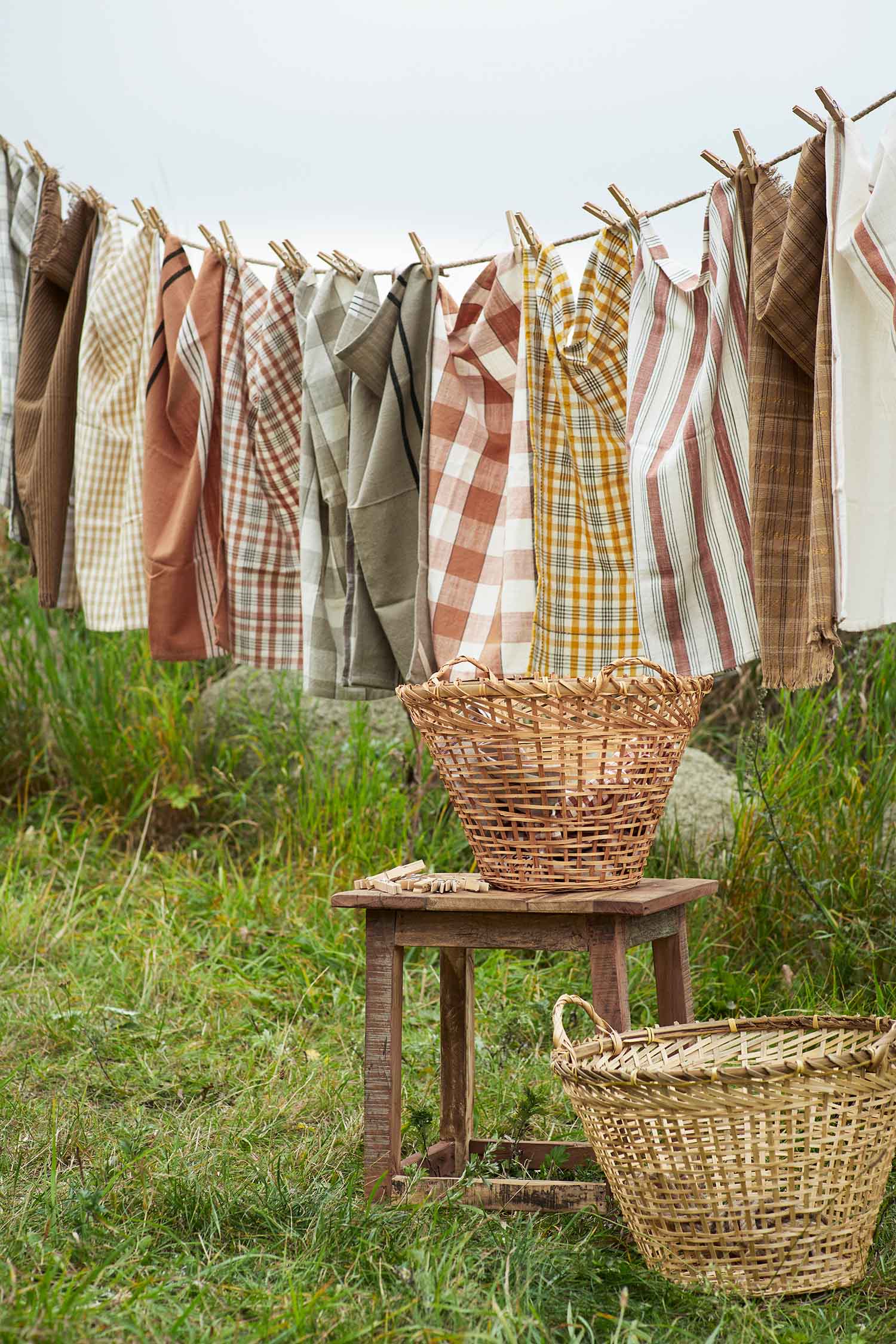 Kitchen Towel | Checheked Brown