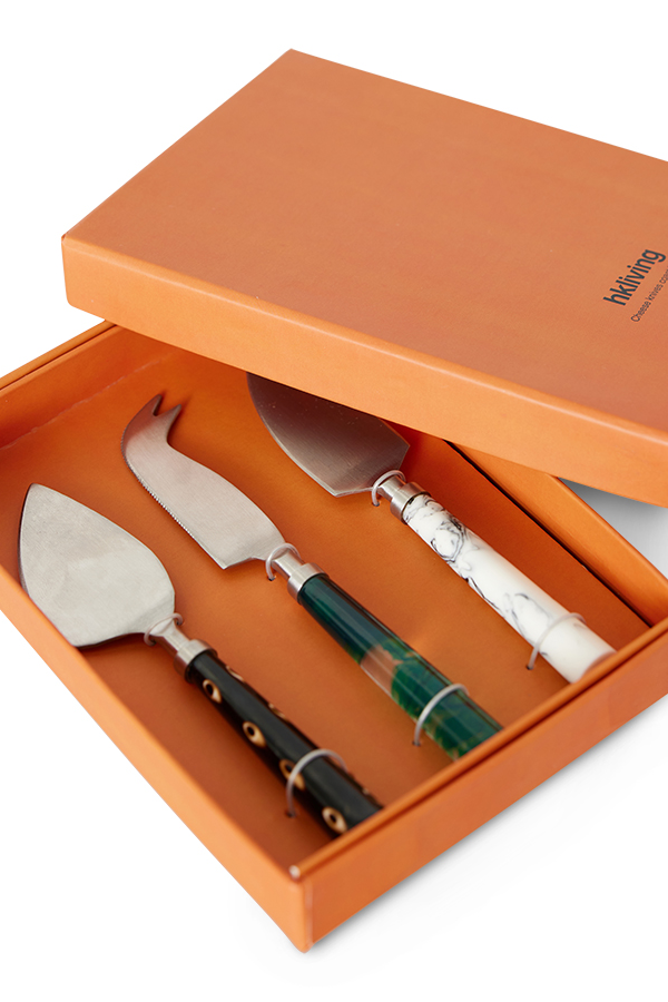 Cheese knives set | Marble