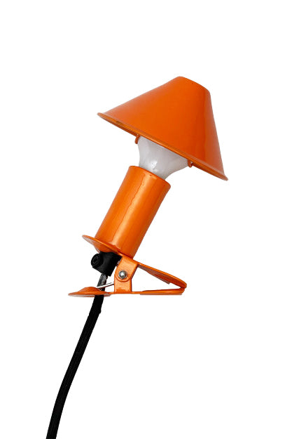 Lamp clip, orange