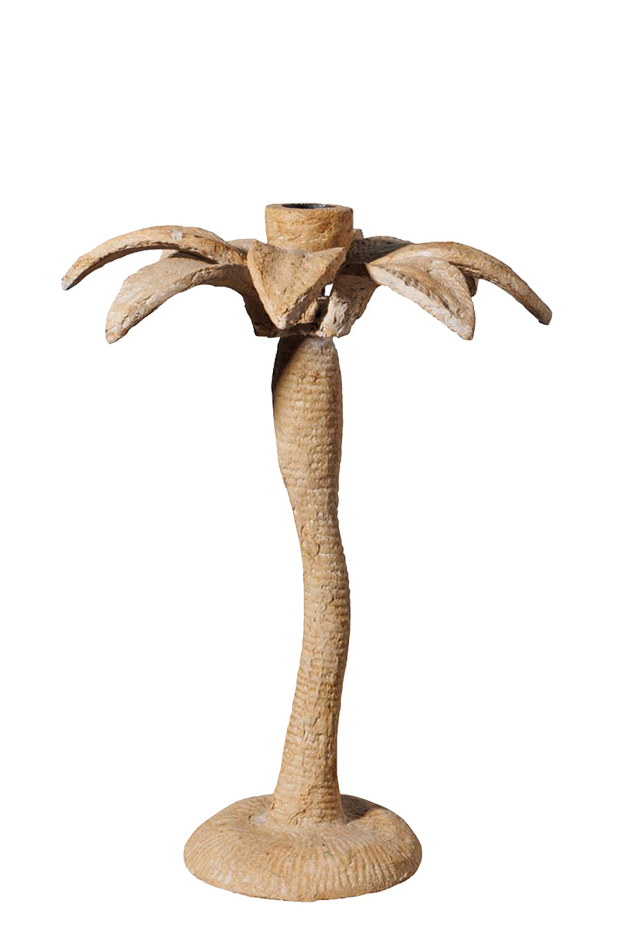 Large Palm Tree Candlestick