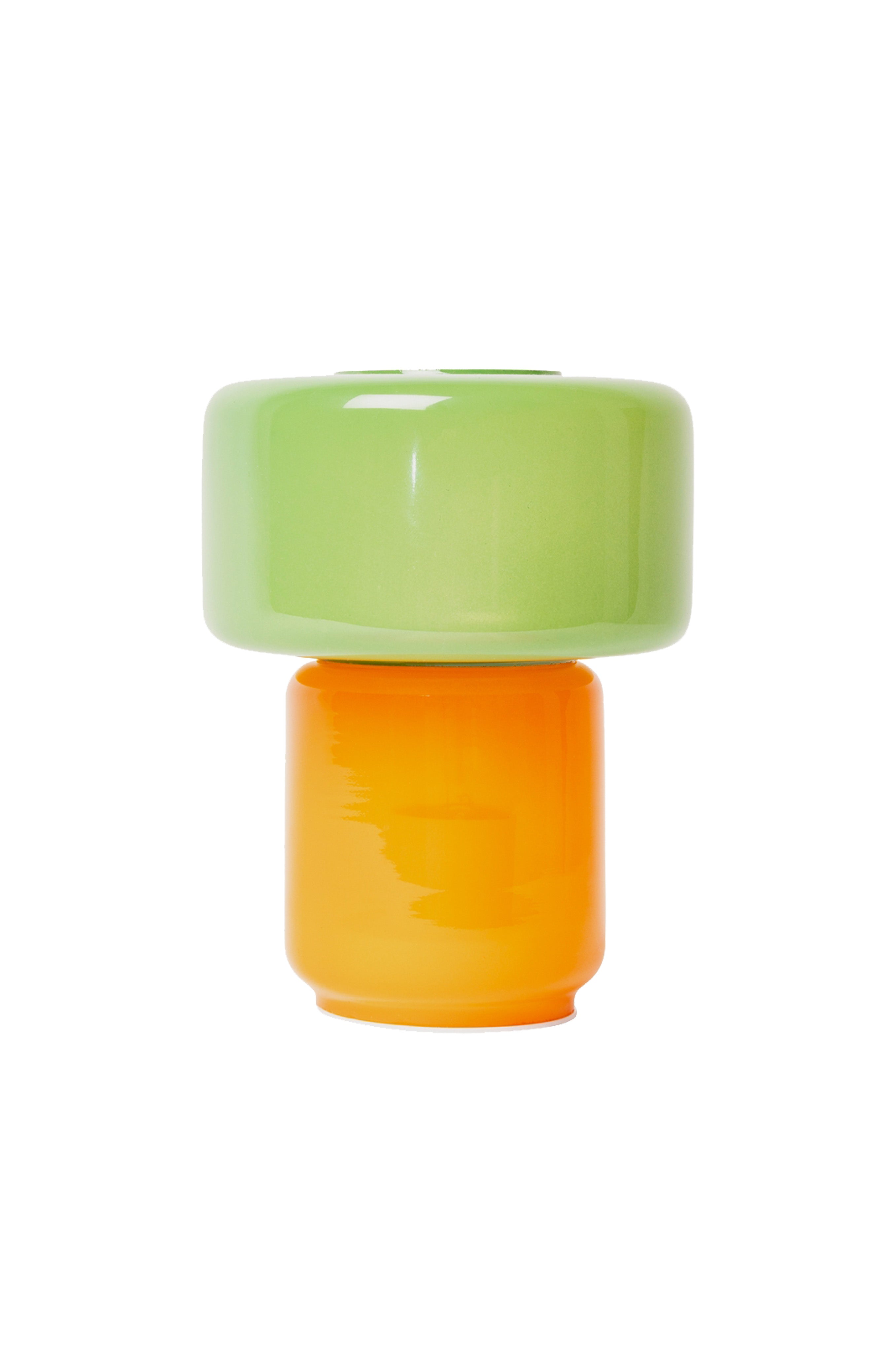 Portable lamp, Orange and Green