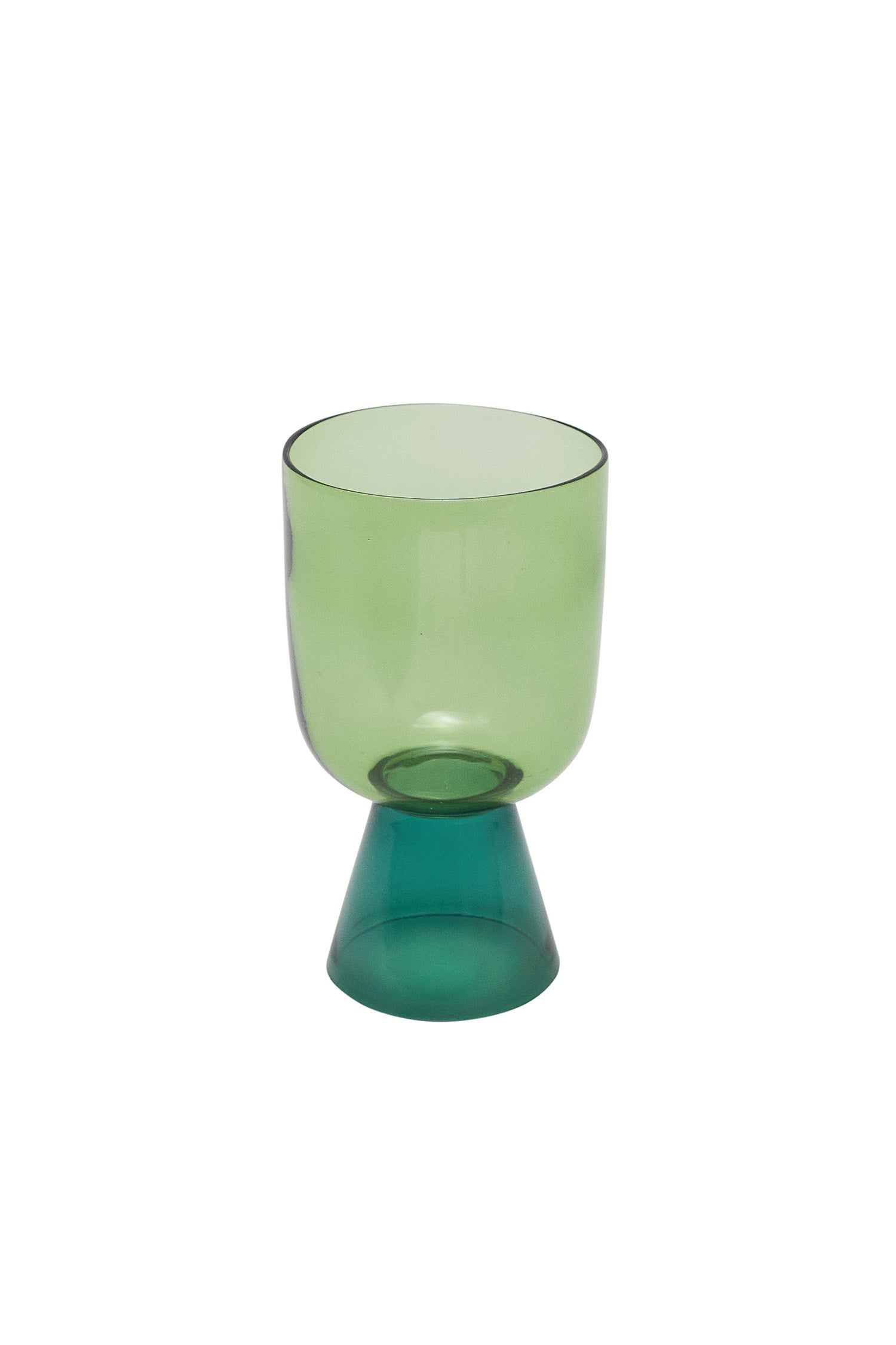 Glass wine, green