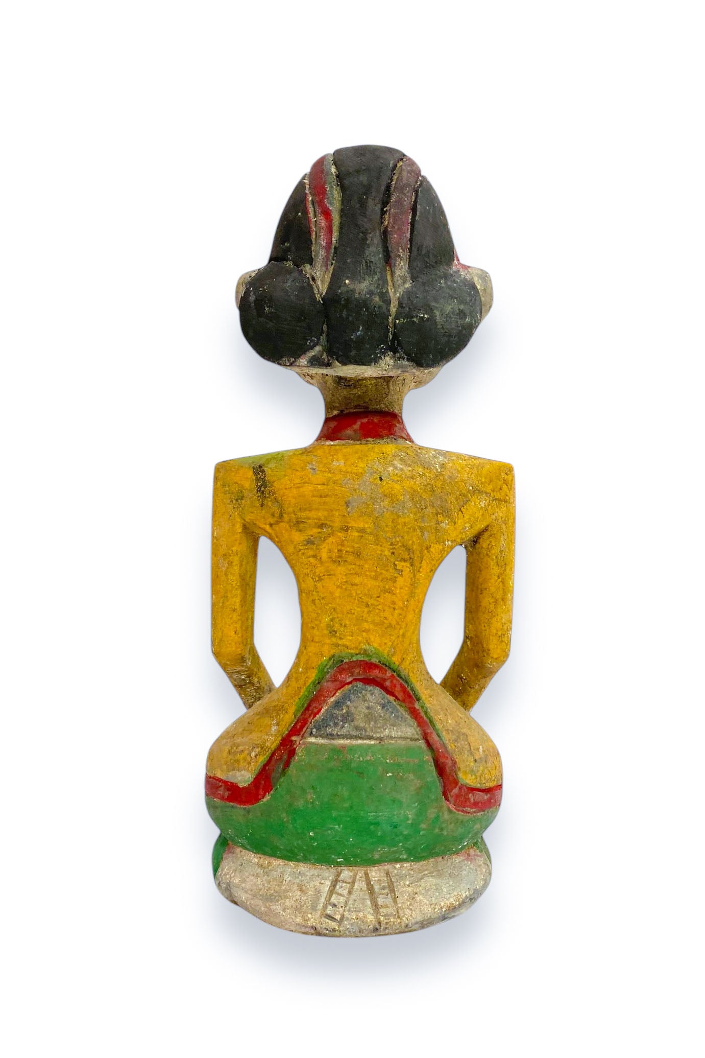Wooden Figure Man yellow, S
