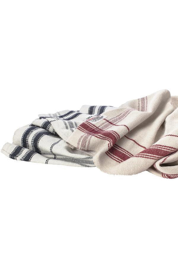 Blanket, multicover white and red