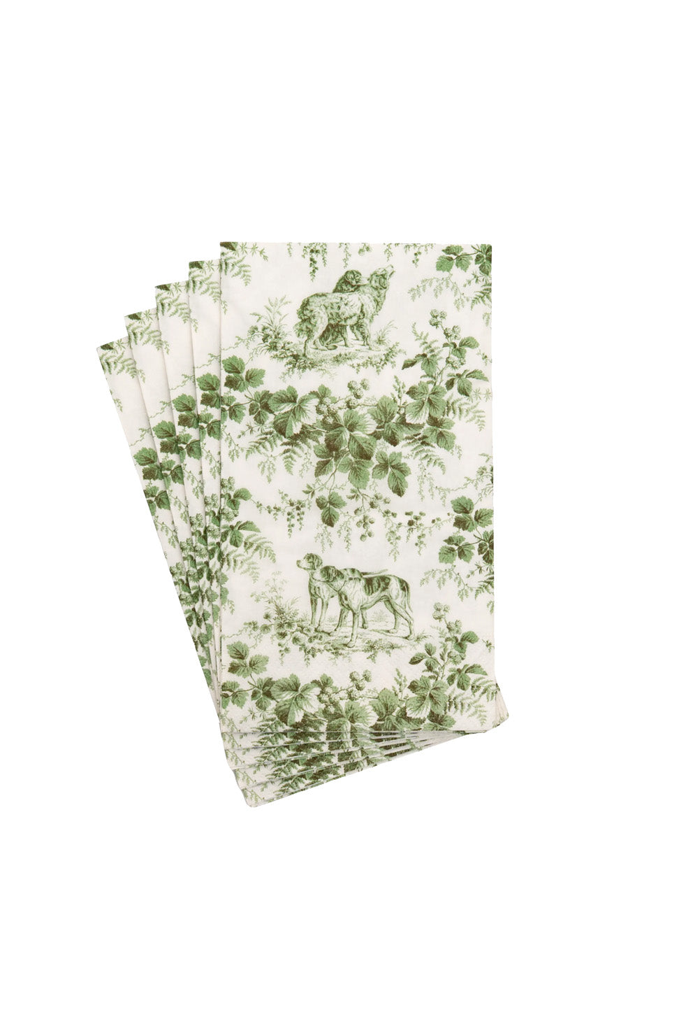 Paper Napkins Dogs| Green