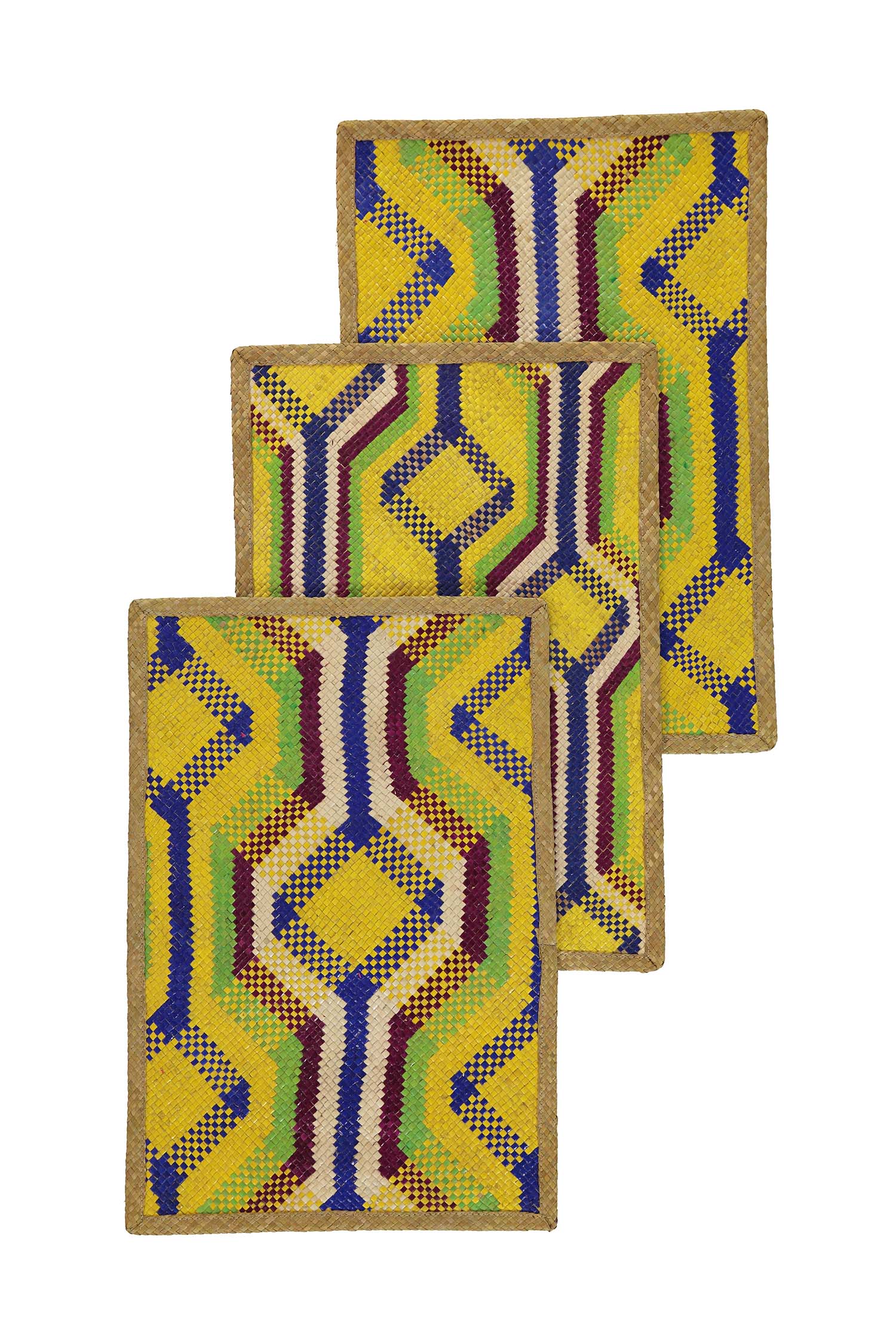 Placemat seagrass, geometric acid