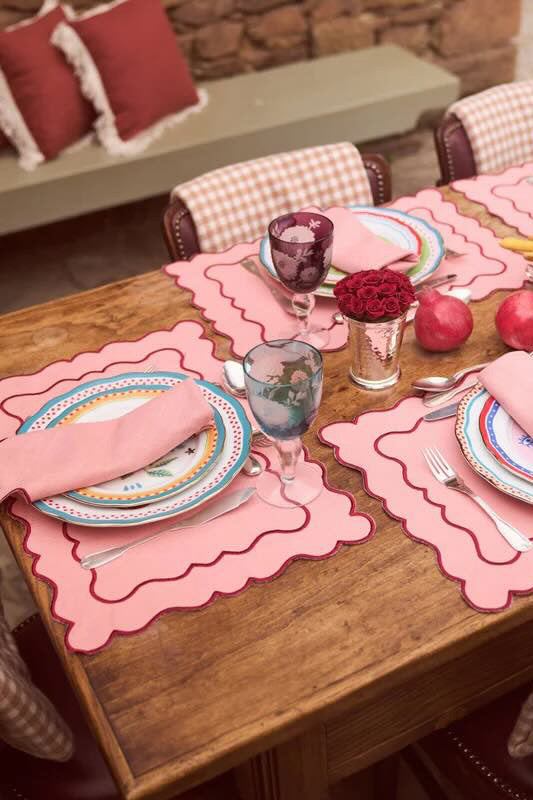 Linen Placemat | Pink
