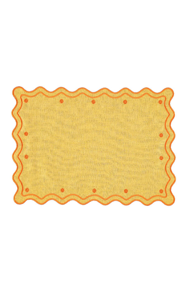 Linen Placemat | Yellow