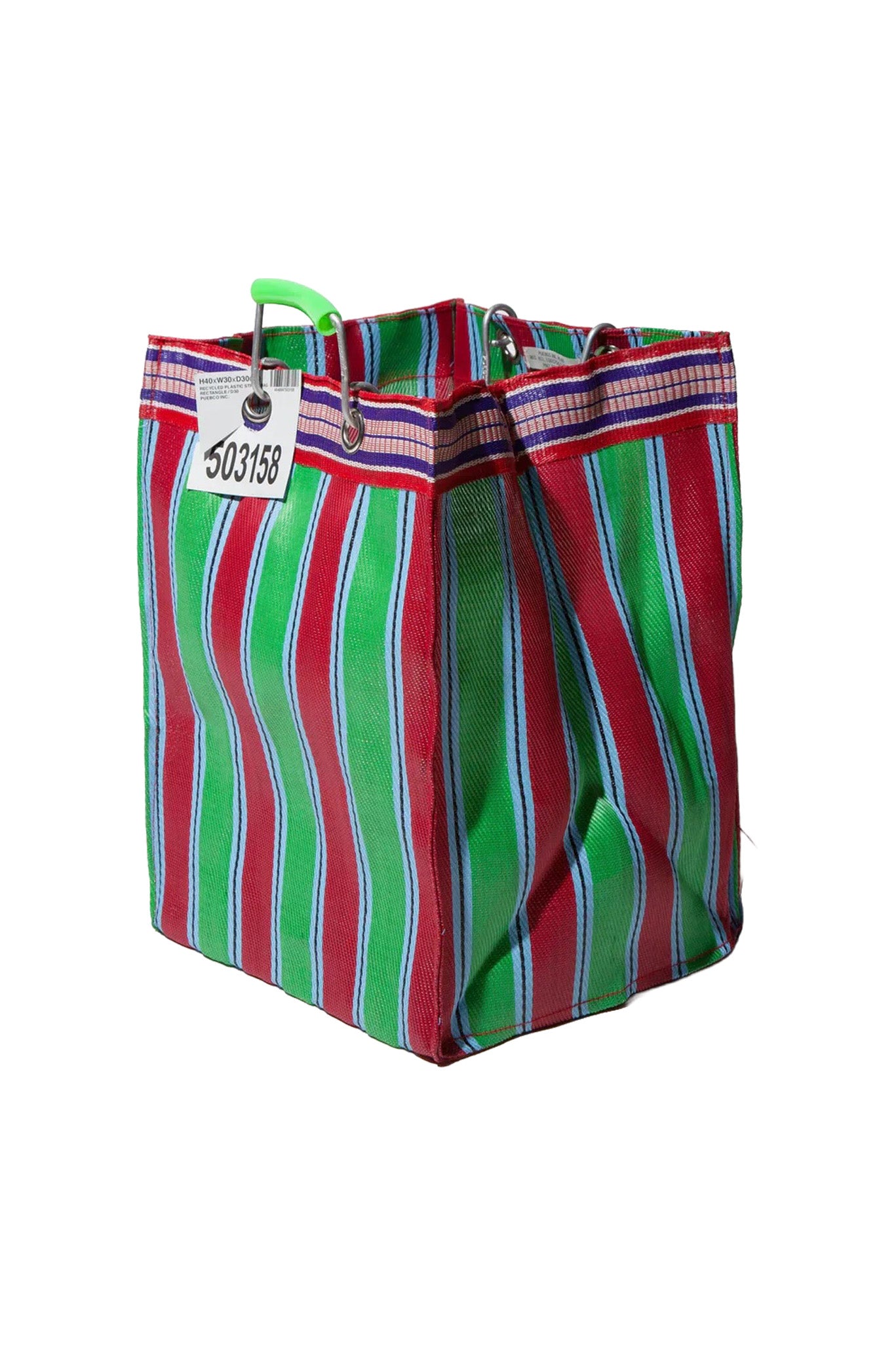 Plastic Bag | Green & Red