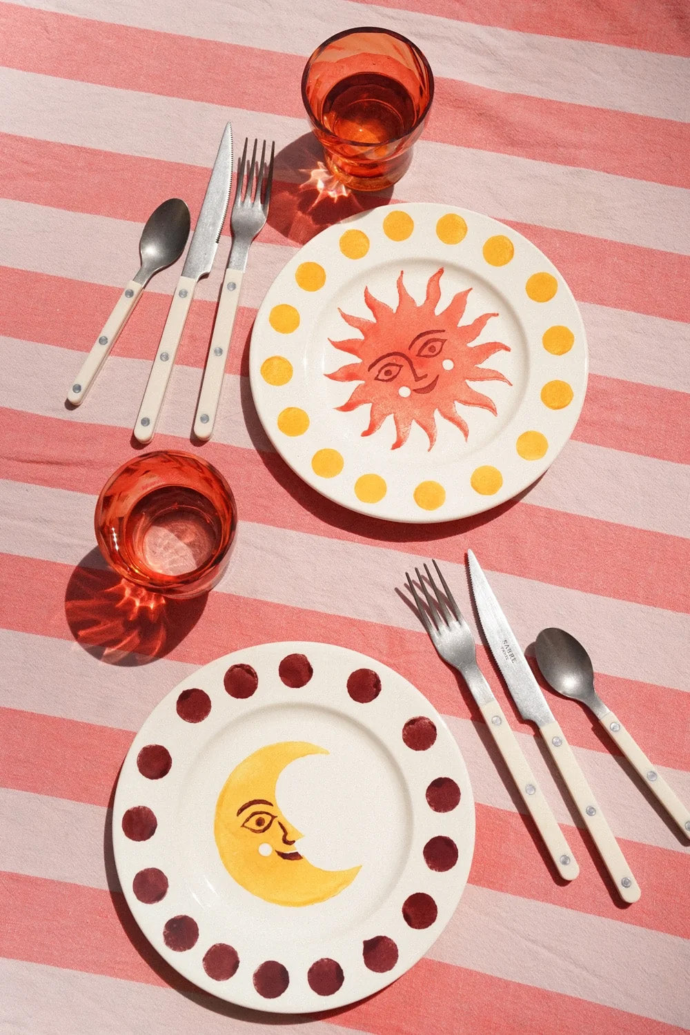 Dessert Plate | Red Sun