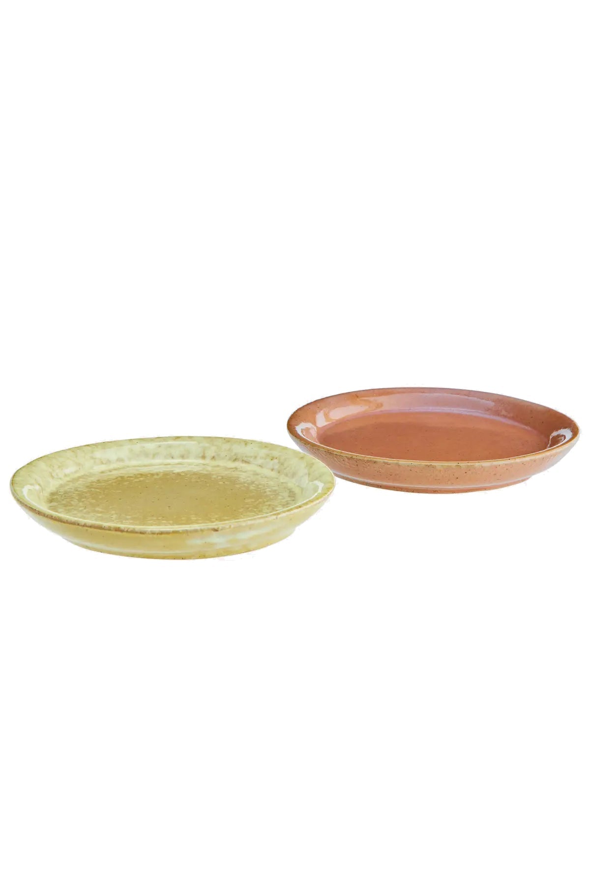 Plate cake multicolor orange & green