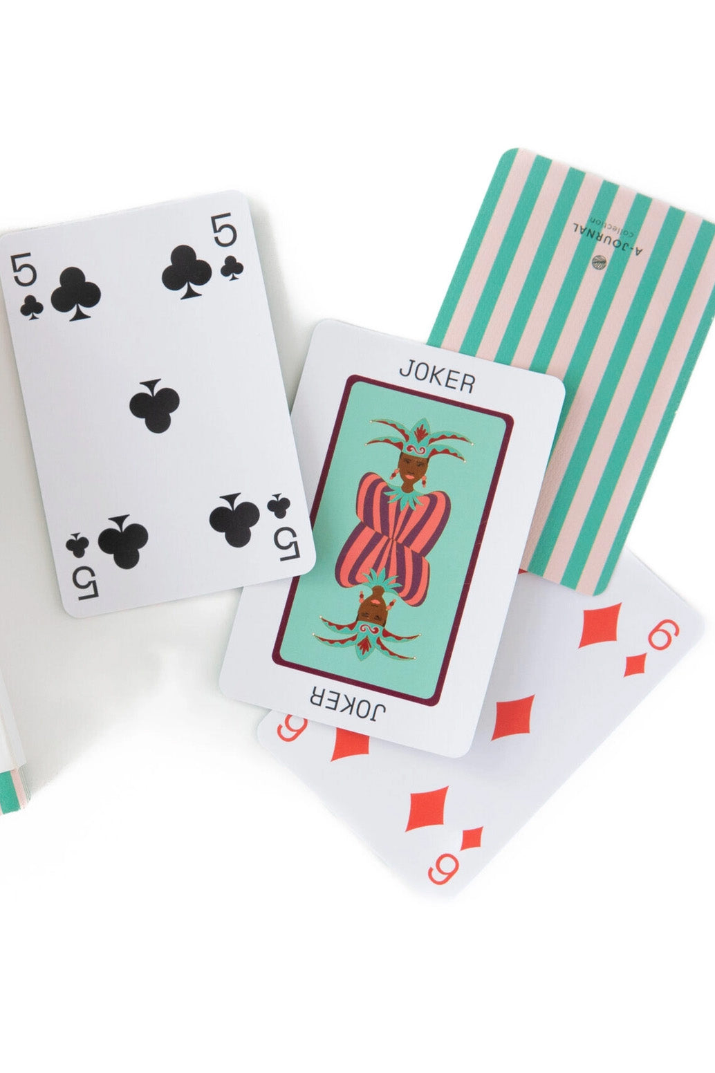 Playing Cards | Green Stripes