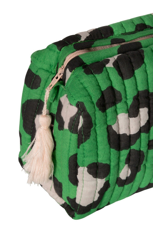 Pouch, Animal Print Green, L