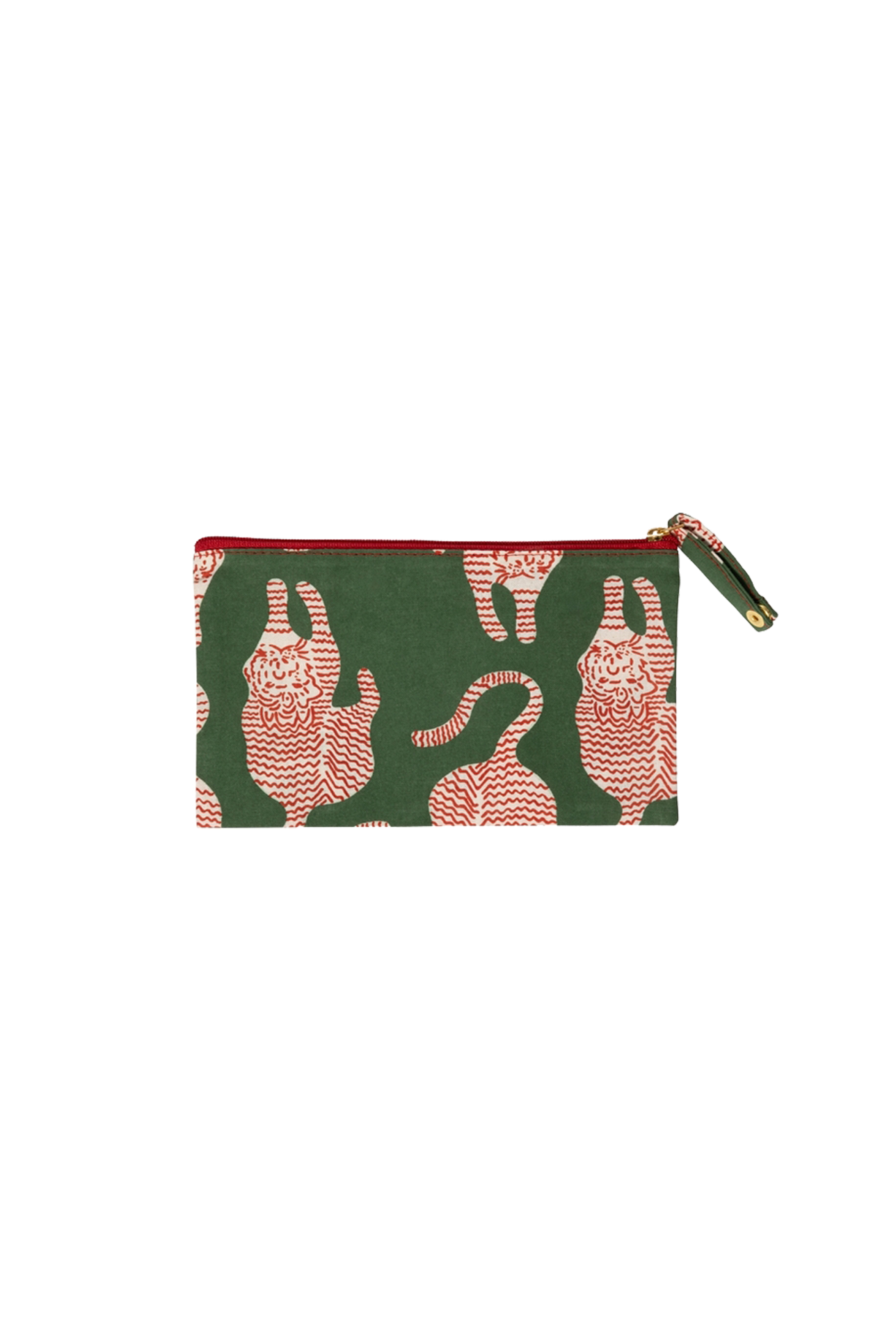 Small Bag | Green With Tigers