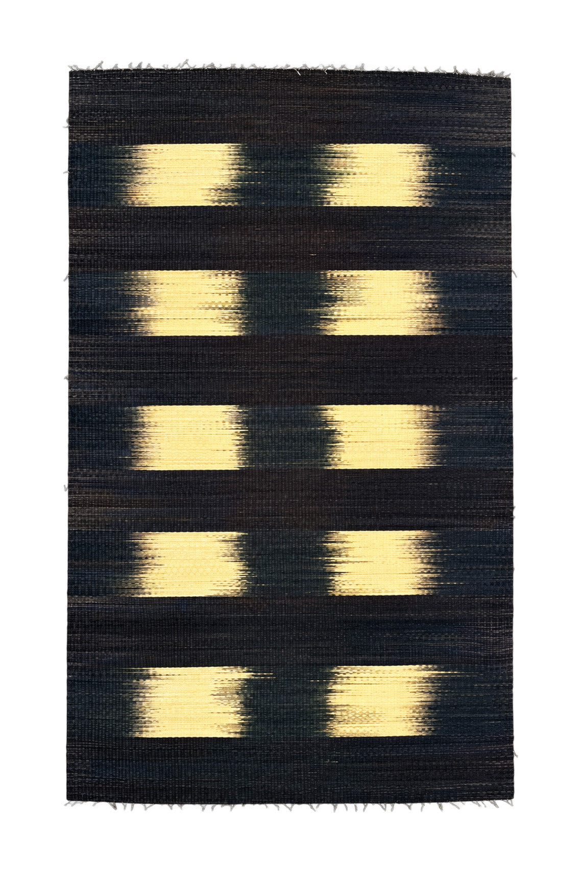 Rug Handmade| Ikat Black