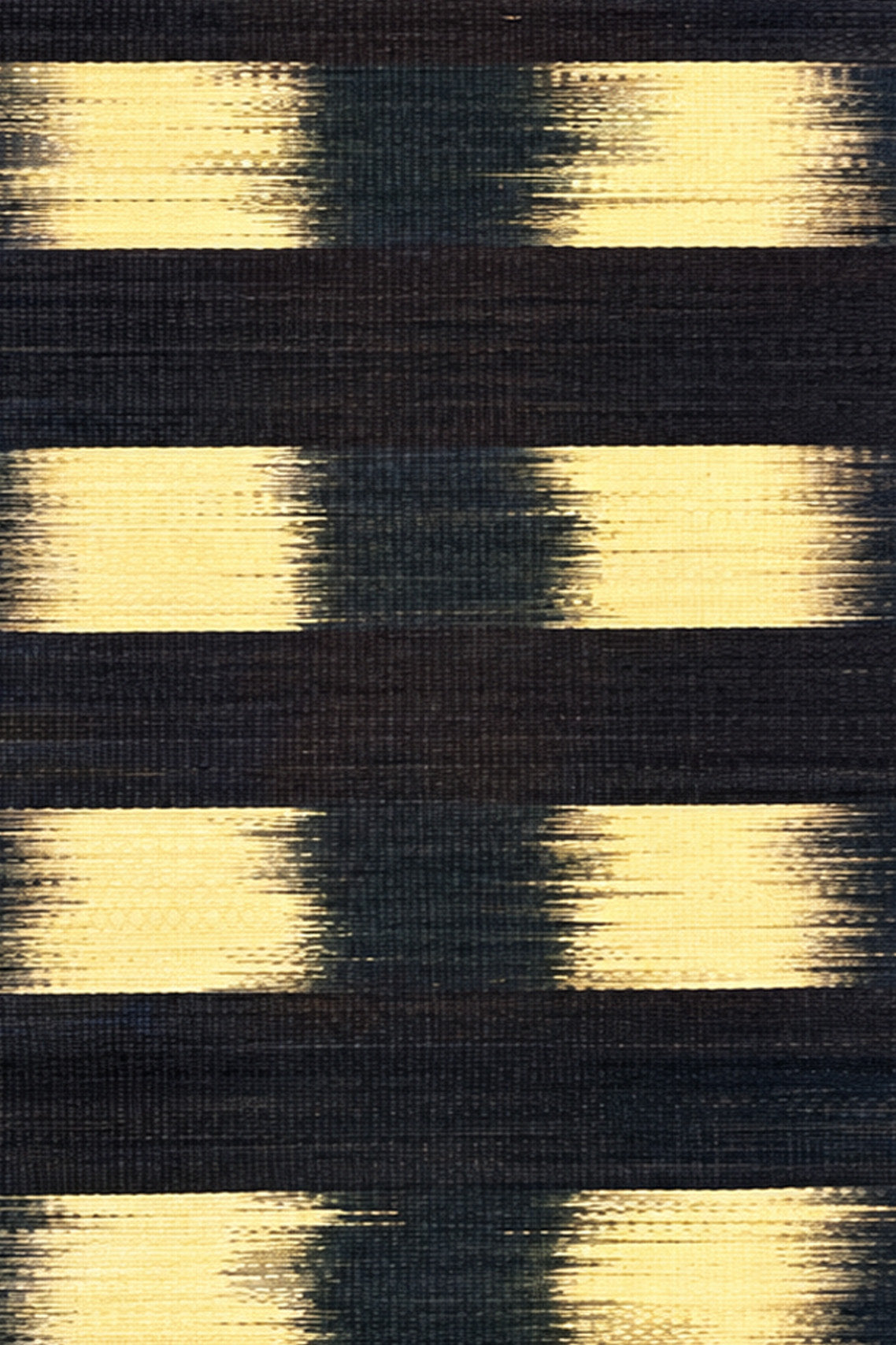 Rug Handmade| Ikat Black
