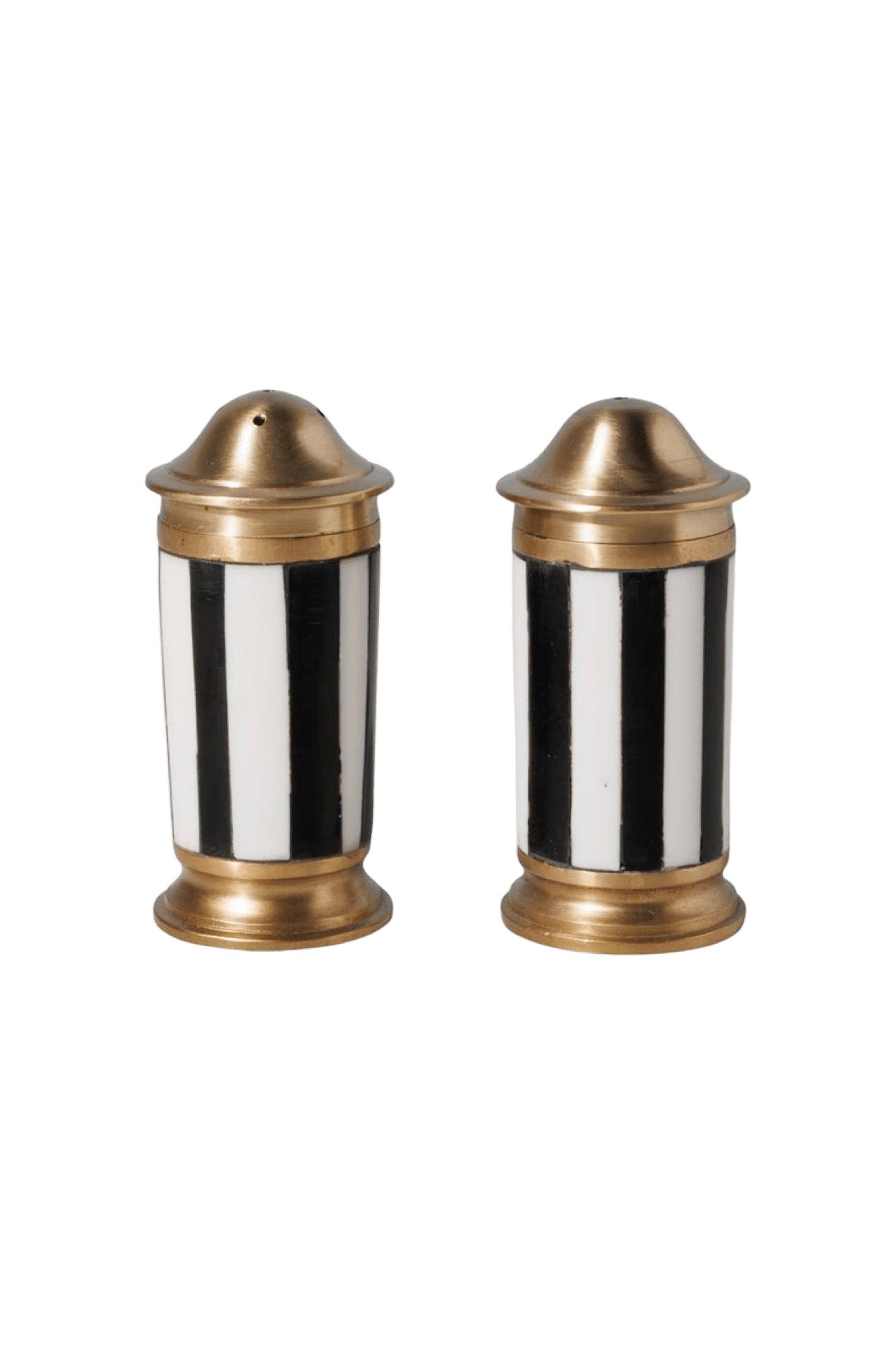 Pepper & Salt Black & White Stripes