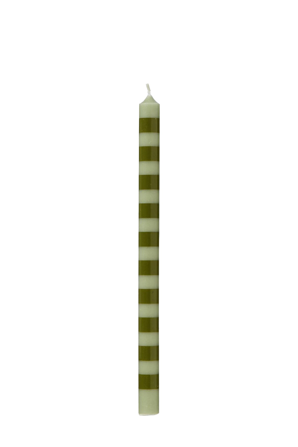 Striped Candle | Green