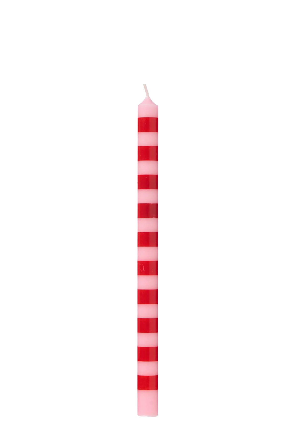 Striped Candle | Red