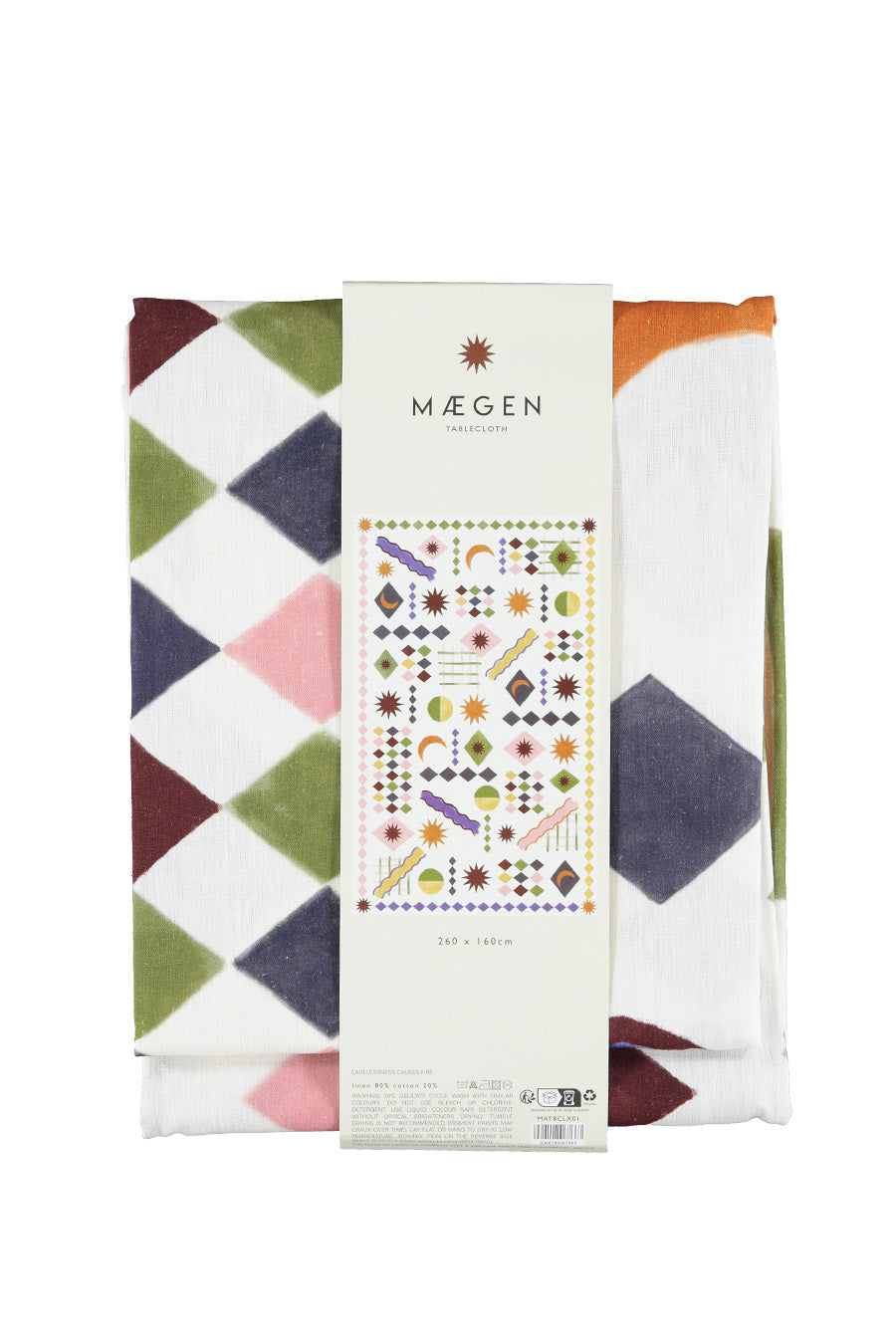 Table Cloth | Sage & Blush Geometric