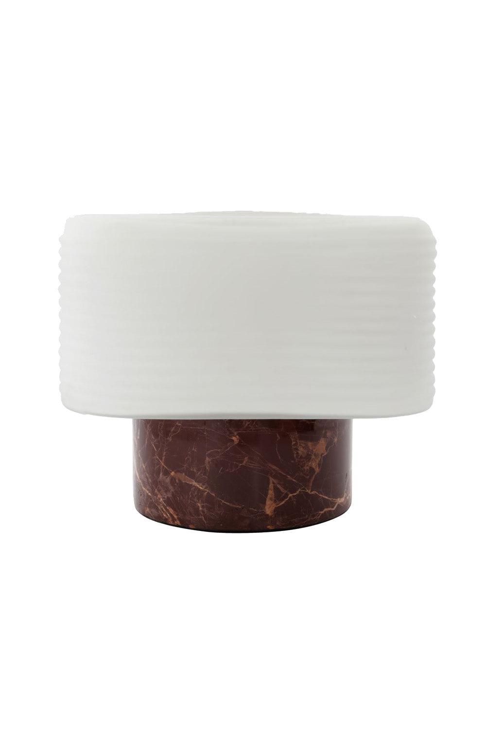 Table lamp square with marble