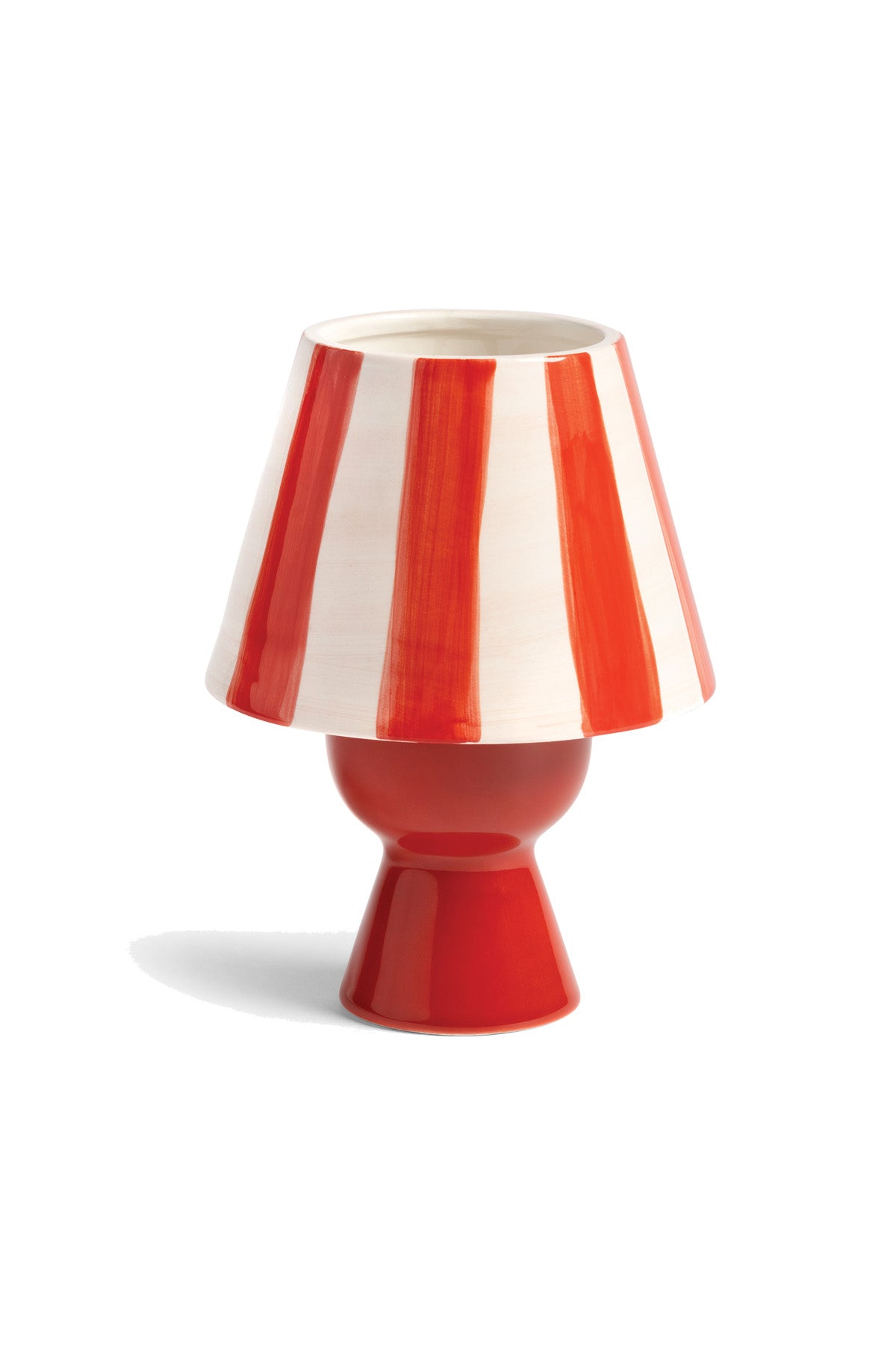 Tealight holder | Red Stripes