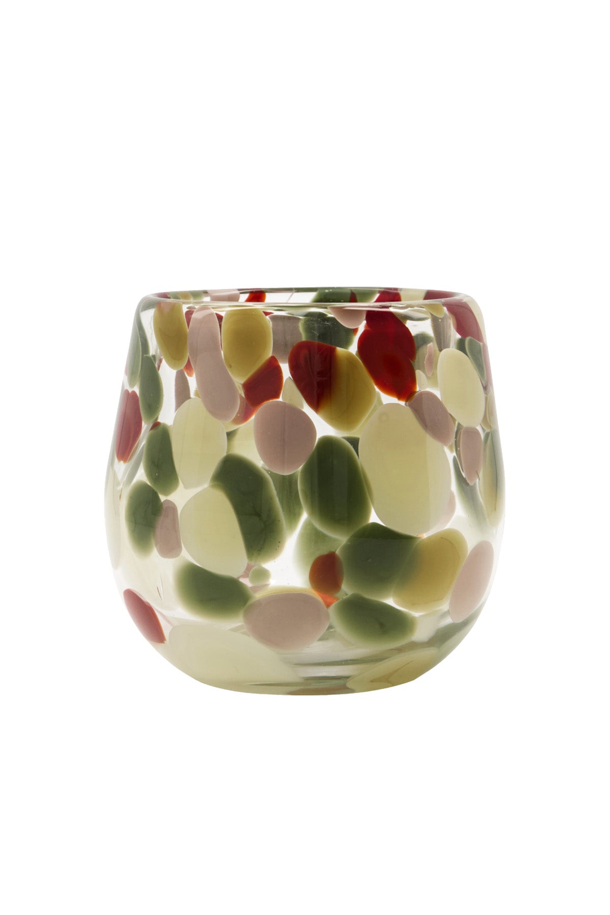 Tealight holder | Multicolor glass
