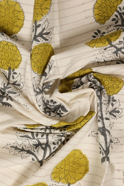 Tea Towel Flowers | Yellow