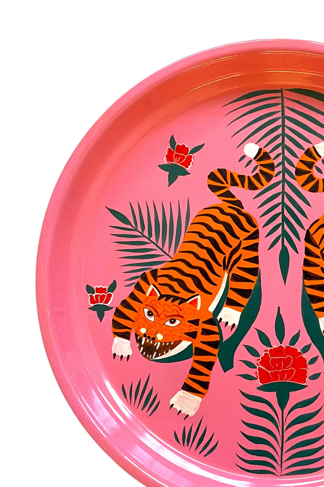 Tray | Pink with Tigers