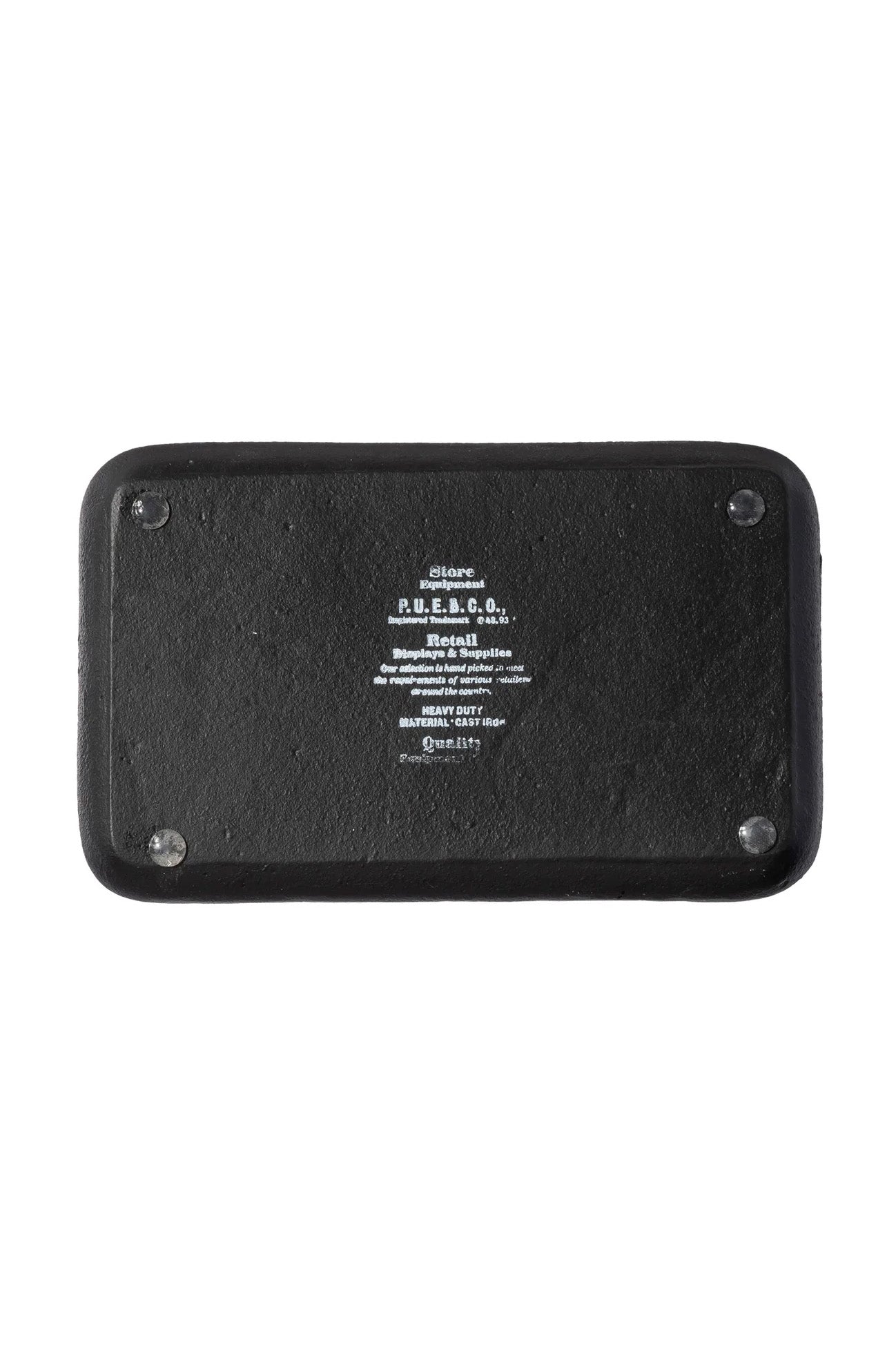 Cast Iron Tray Black