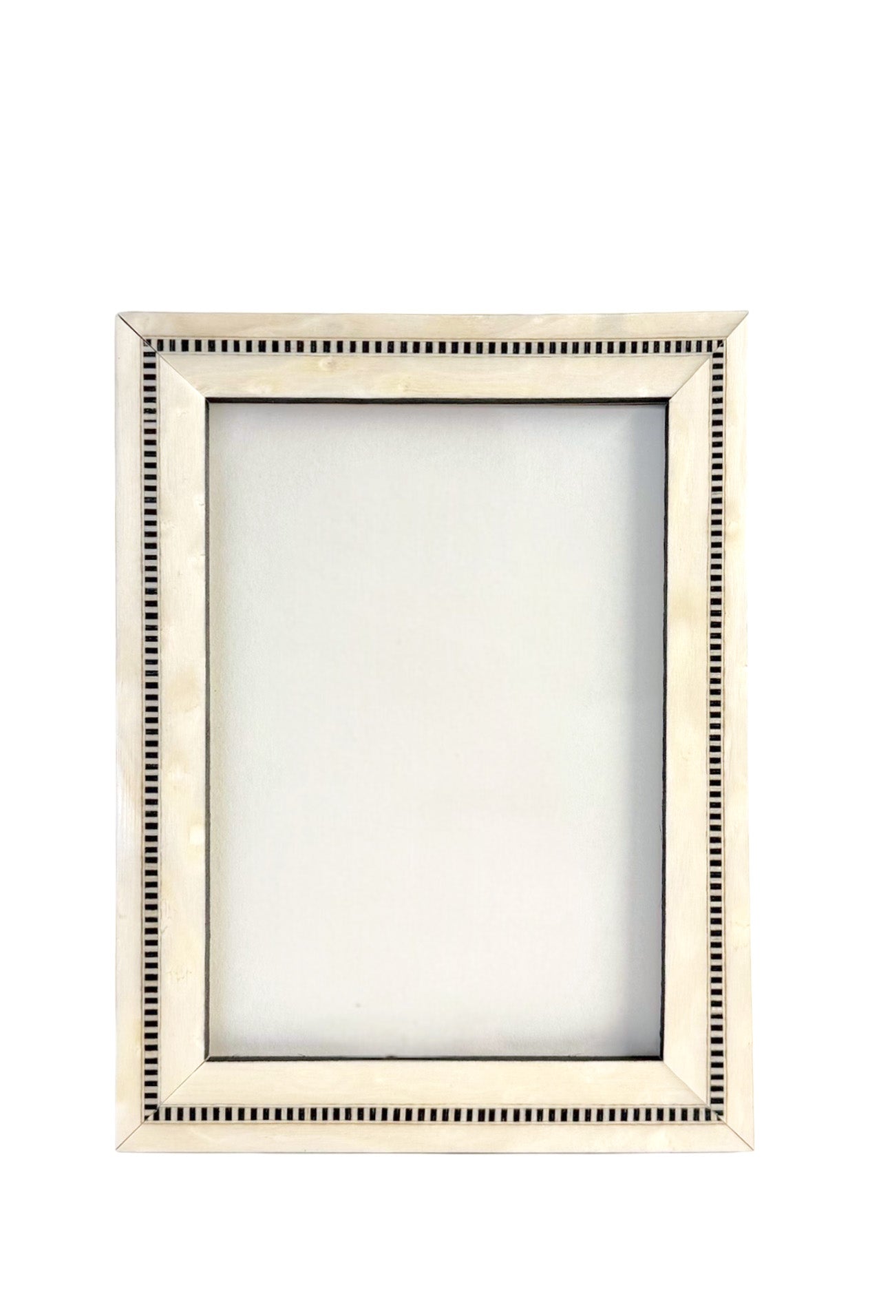 Photo Frame Pearl w/ Black Squares | Choose Size