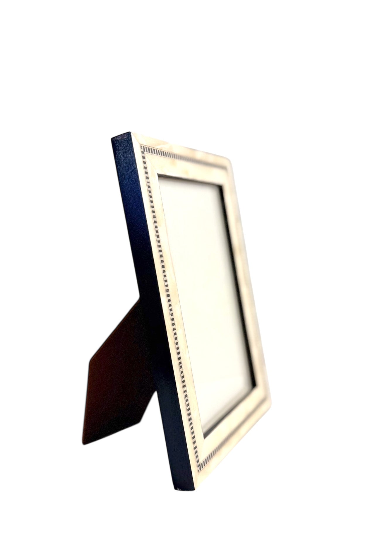 Photo Frame Pearl w/ Black Squares | Choose Size