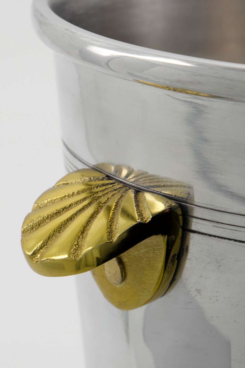 Wine cooler | Antique silver finish