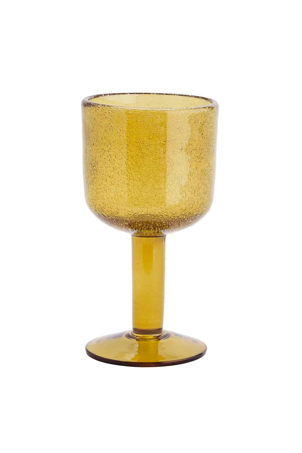 Colored Wine Glass, Yellow