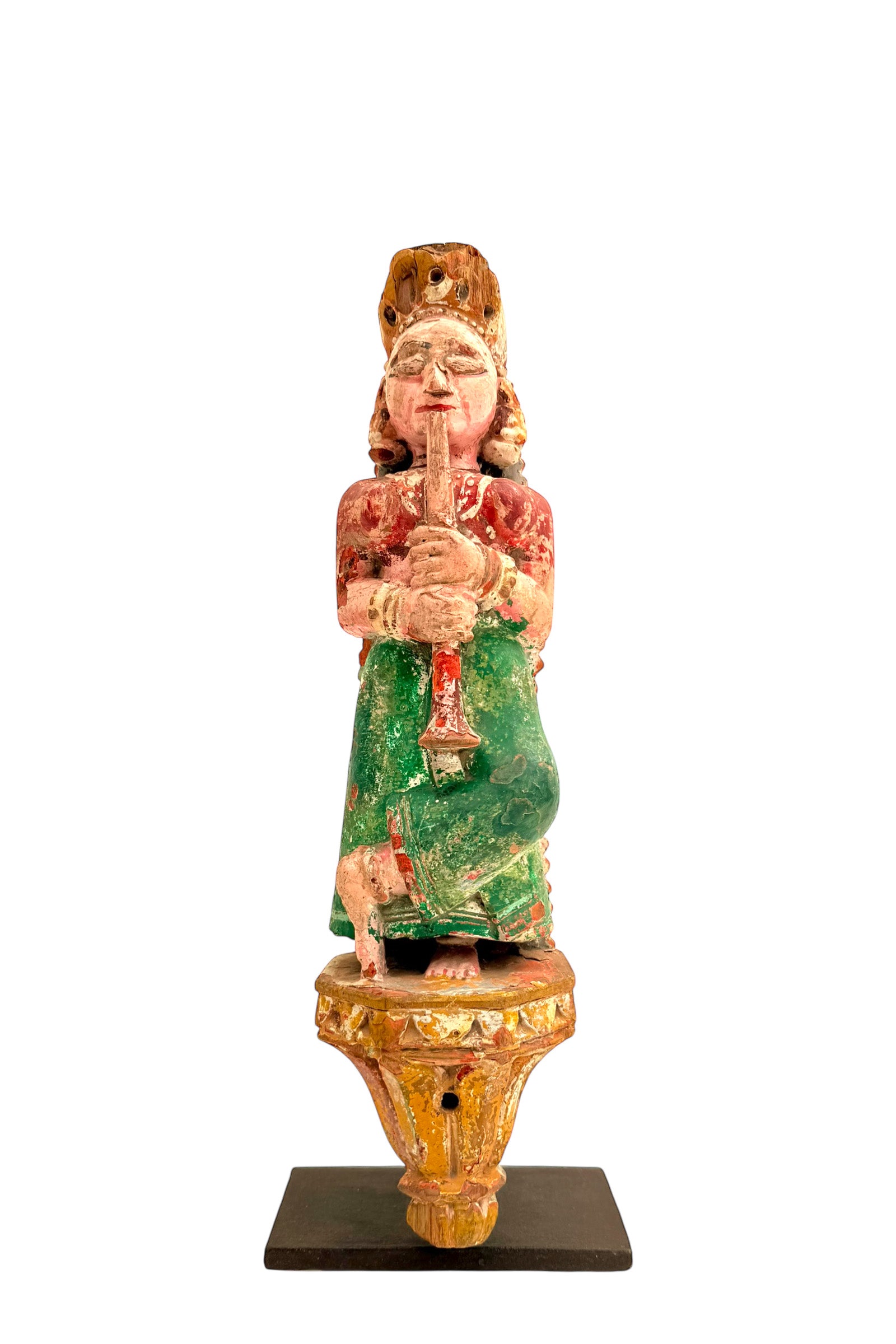 Ancient Statue on a Pedestal