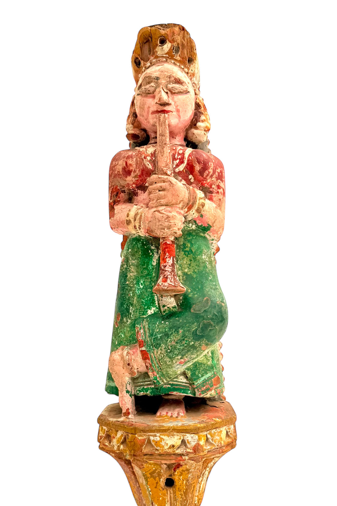 Ancient Statue on a Pedestal