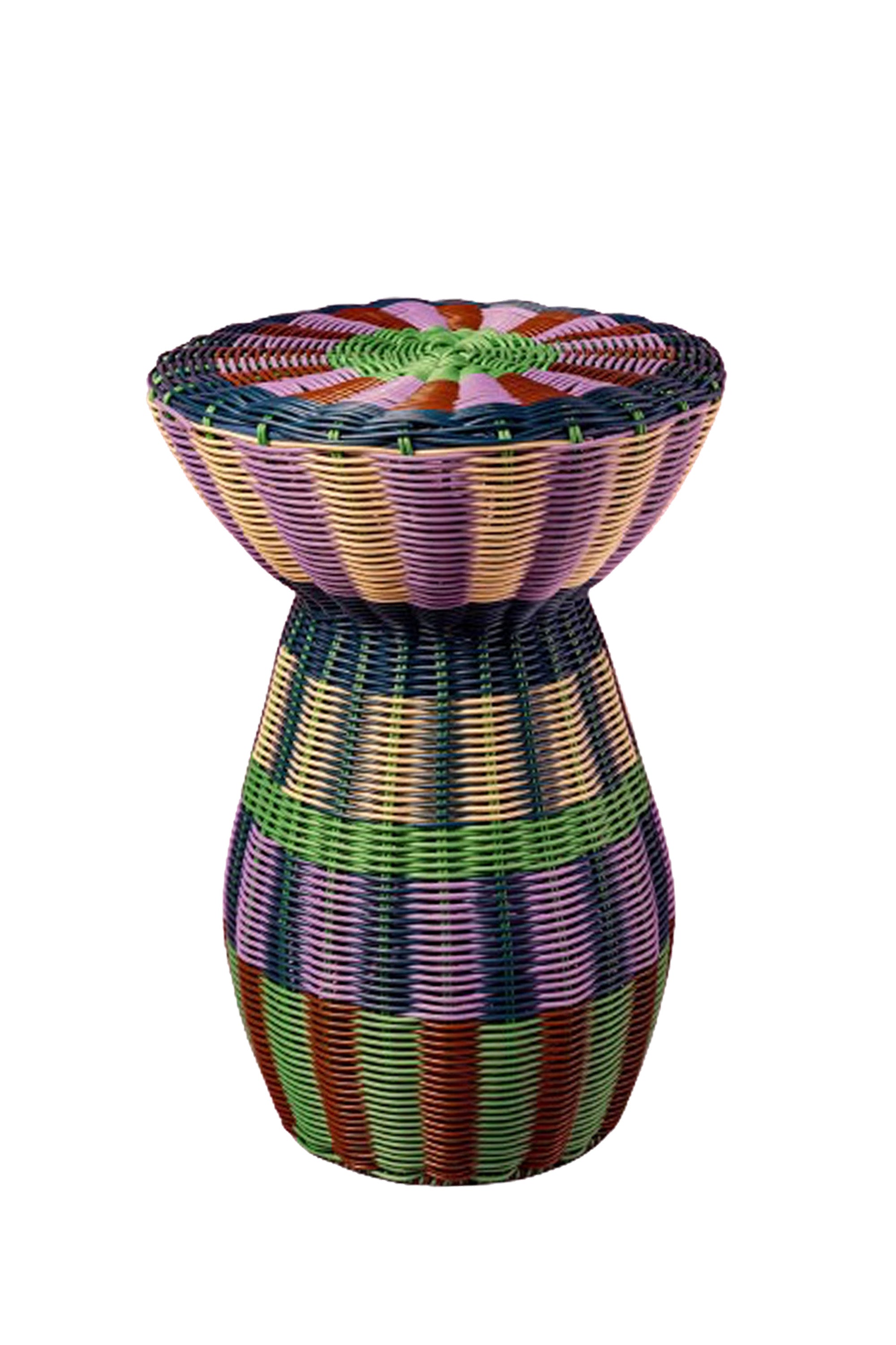Accent Table | Lilac & Brown