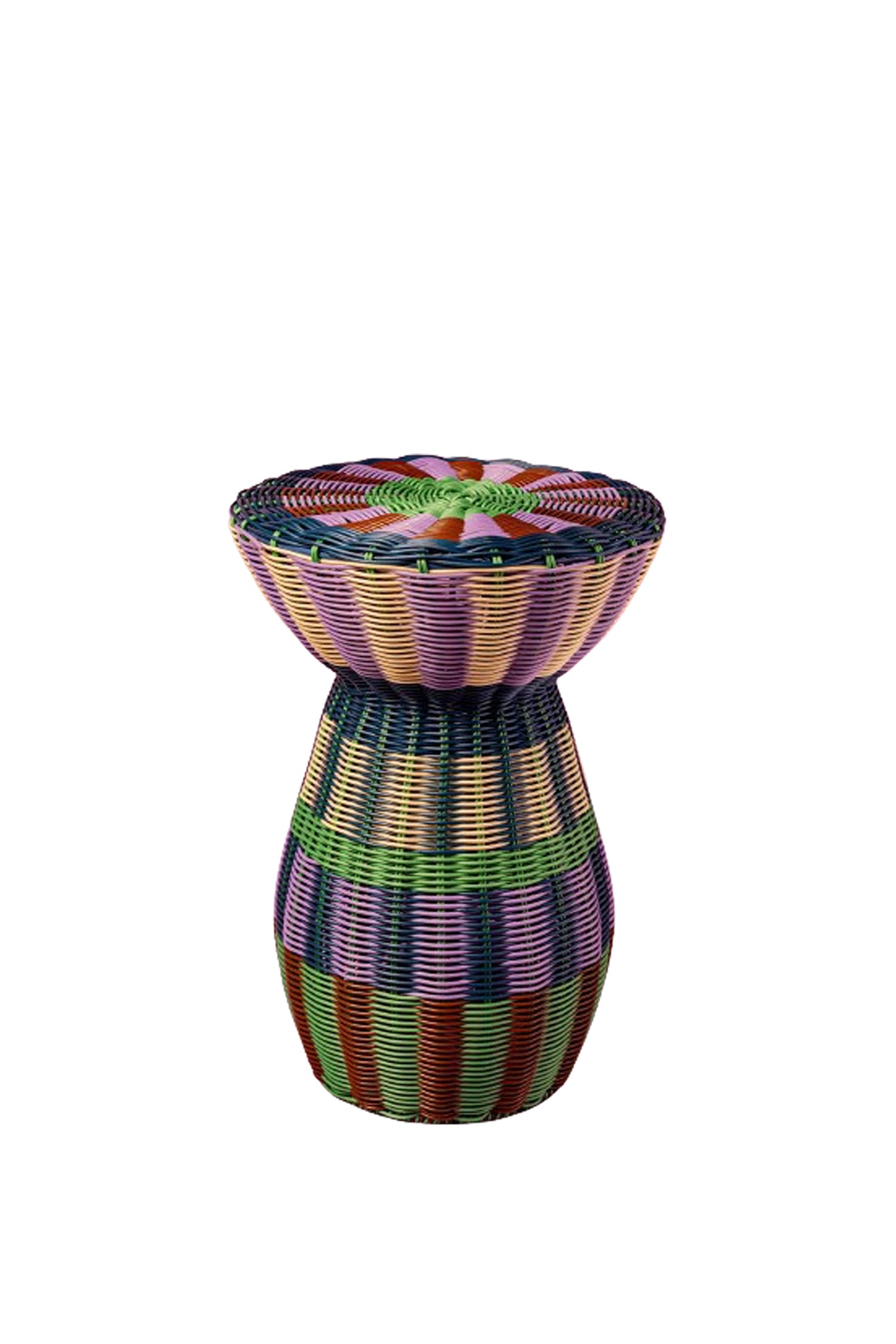 Accent Table | Lilac & Brown