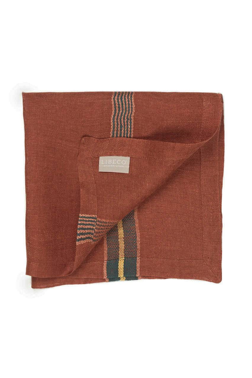 Napkin old pink Stripes